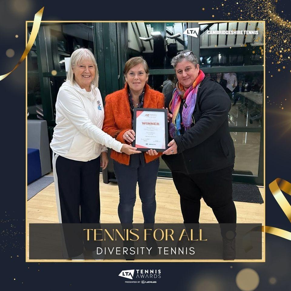 Tennis for All winners: Emma and Fiona from Diversity Tennis